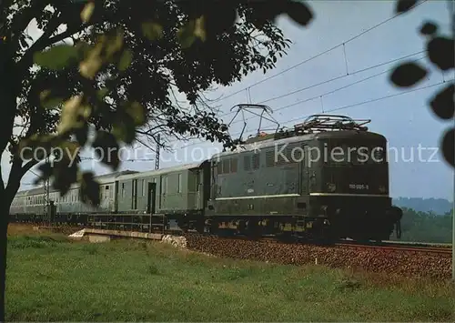 Eisenbahn Elektro Schnellzuglokomotive 110 005 6 DB Staffelstein  Kat. Eisenbahn