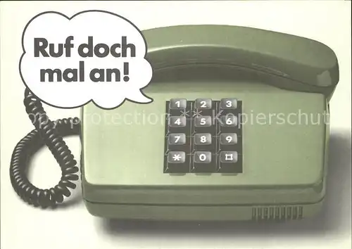 Telefon Deutsche Post Telefonanschluss  Kat. Technik