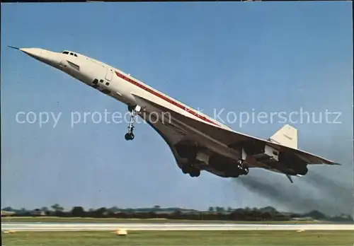 Flugzeuge Zivil Bac Aerospatiale Concorde  Kat. Airplanes Avions