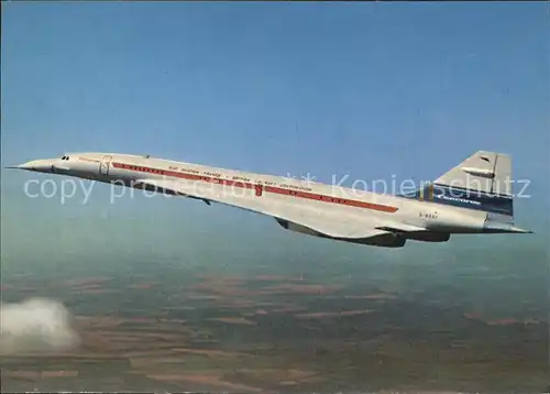Flugzeuge Zivil Bac Aerospatiale Concorde  Kat. Airplanes Avions