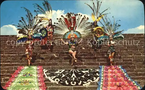 Tanz Taenzer Danzantes Aztecas Tenochtitlan Mexico 