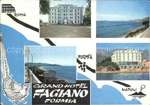 Formia Grand Hotel Fagiano Spiaggia Strand Kueste