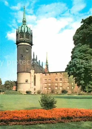Wittenberg Lutherstadt Schloss mit Schlosskirche Kat. Wittenberg