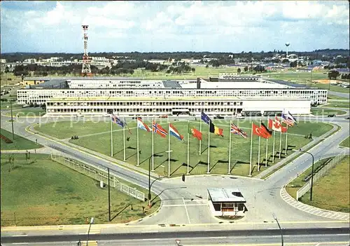 Belgien Fliegeraufnahme Service of Peace and Security sureme Headquarters Kat. 