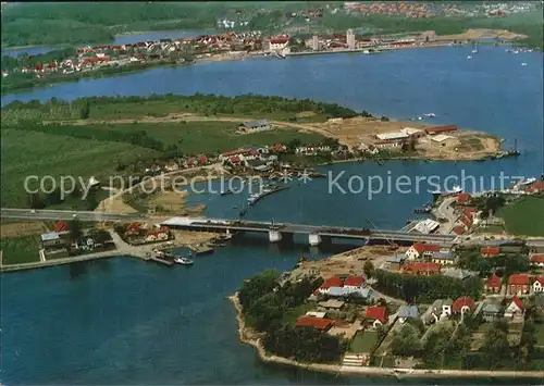 Egernsund Fliegeraufnahme Brueckenpartie