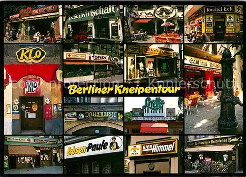 Berlin Berliner Kneipentour Kat. Berlin