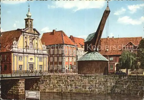 Lueneburg Kaufhaus und Alter Kran Kat. Lueneburg