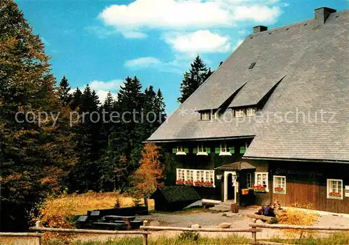 Furtwangen Berggasthof Martinskapelle Kat. Furtwangen im Schwarzwald