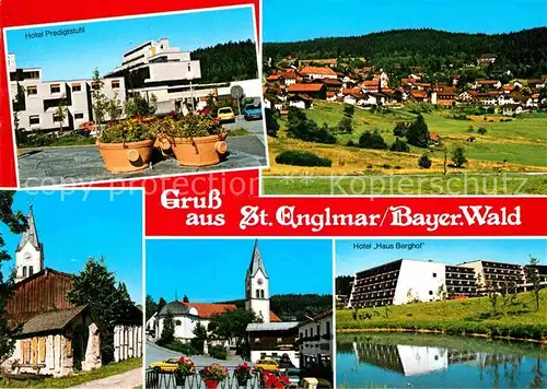 St Englmar Hotel Predigtstuhl Kirche Haus Berghof Luftkurort Kat. Sankt Englmar