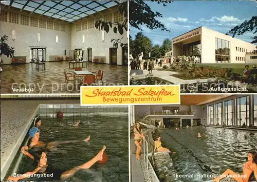 Bad Salzuflen Vestibuel Staatsbad Eingang Bewegungsbad Thermal Hallenschwimmbad Kat. Bad Salzuflen