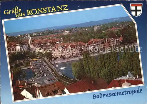 Konstanz Bodensee Stadtblick Kat. Konstanz