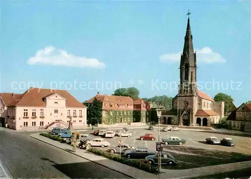 Quakenbrueck Marktplatz Kirche Kat. Quakenbrueck