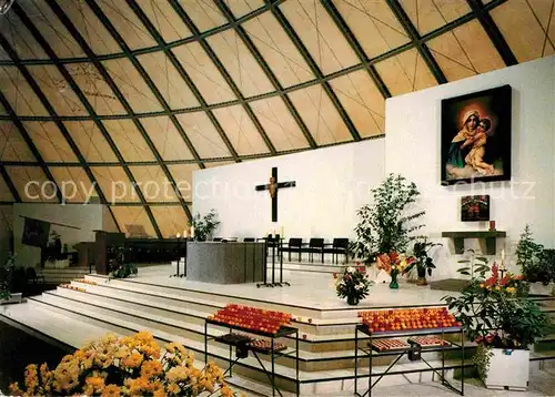 Vallendar Pilgerzeit Schoenstatt Kirche Inneres Kat. Vallendar