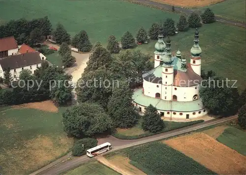 Waldsassen Dreifaltigkeitskirche Dientzenhofer Kappi Fliegeraufnahme Kat. Waldsassen