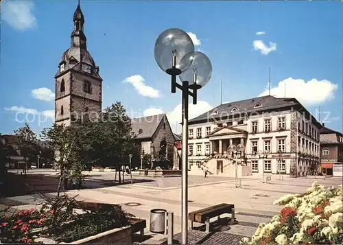 Detmold Fussgaengerzone am Markt Kat. Detmold