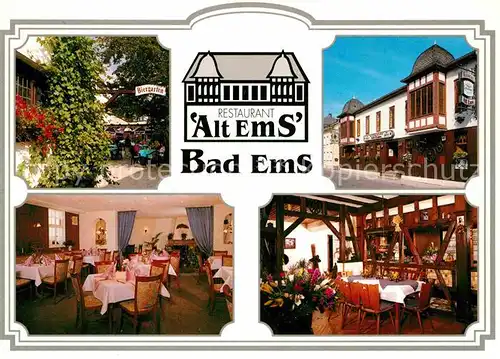 Bad Ems Restaurant Altstadt Ems Kaminzimmer Bauernstube Kat. Bad Ems