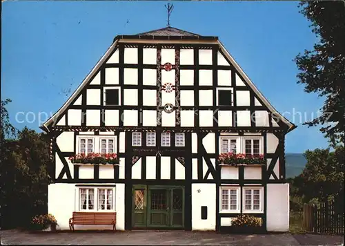 Saalhausen Sauerland Westf. Fachwerkhaus  Kat. Lennestadt