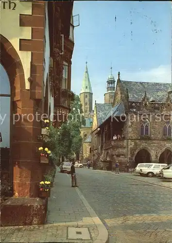 Goslar Rathaus und Marktkirche Kat. Goslar