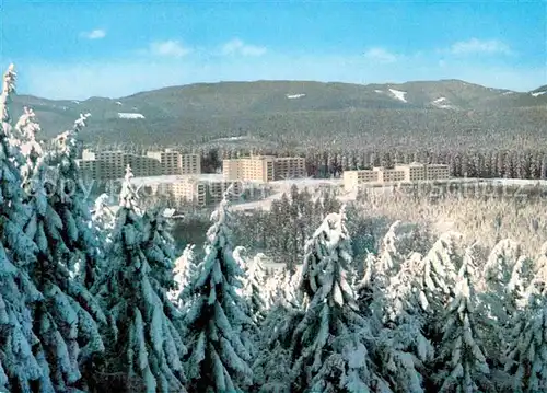 Hahnenklee Bockswiese Harz Ferienpark mit Kurhotel Winterpanorama Kat. Goslar