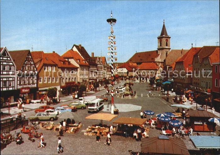 AK Neustadt A. Saale, Marktplatz Mit Kirchblick Nr. 7758608 - Oldthing ...