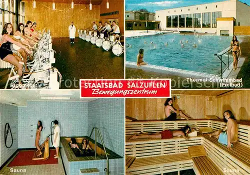 Bad Salzuflen Staatsbad Bewegungszentrum Thermal Schwimmbad Sauna Moorbad Kat. Bad Salzuflen