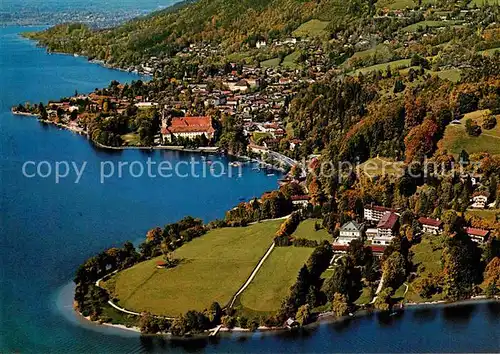 Tegernsee Sanatorium Seeheim Fliegeraufnahme Kat. Tegernsee