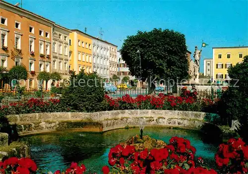 Tittmoning Salzach Stadtplatz Kat. Tittmoning