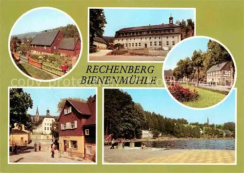 Rechenberg Bienenmuehle Osterzgebirge An der Alten Strasse Polytechn Oberschule Muldentalstr Markt Waldbad Kat. Rechenberg Bienenmuehle