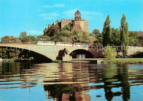 Halle Saale Burg Giebichenstein Bruecke Kat. Halle