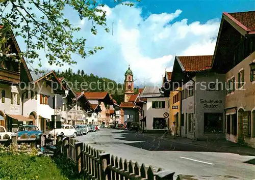 Mittenwald Bayern Obermarkt Pfarrkirche St Peter und Paul Kat. Mittenwald