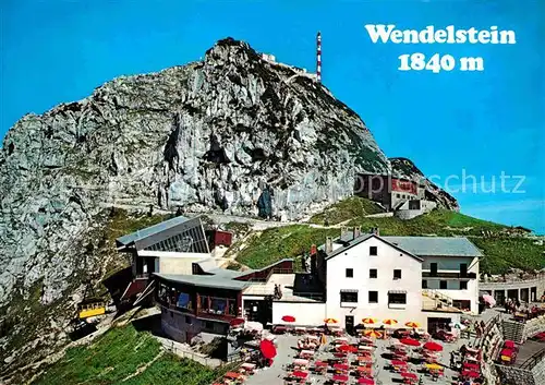 Wendelsteinhaus Gipfel Bergstation der Wendelstein Seilbahn Kat. Bayrischzell