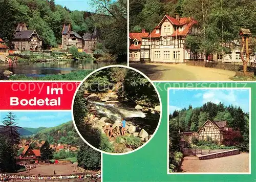 Treseburg Harz An der Halde FDGB Erholungsheim Luppbode Altenbrak Waldbuehne Rolandseck Im Bodetal Kat. Treseburg