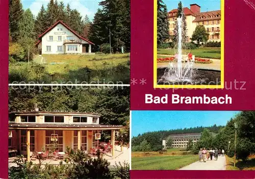 Bad Brambach Jugendherberge Helmut Just HO Waldcafe Joliot Curie Haus Julius Fucik Haus Kat. Bad Brambach