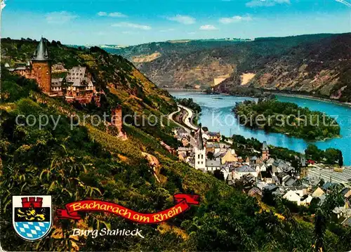 Bacharach Rhein Burg Stahleck Kat. Bacharach