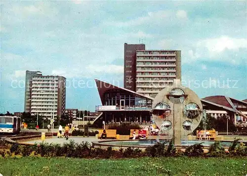 Rostock Mecklenburg Vorpommern Kosmos Gaststaette Brunnen Kat. Rostock