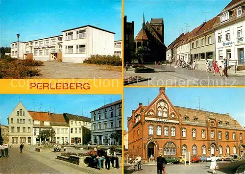 Perleberg Geschwister Scholl Oberschule Grosser Markt Post Kat. Perleberg