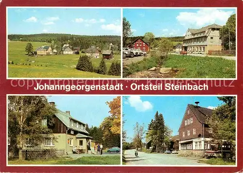 Steinbach Johanngeorgenstadt Teilansicht Ferienheim des VEB Rohrkombinat Riesa Gasthaus Sauschwemme Gaststaette Waldesruh Kat. Johanngeorgenstadt
