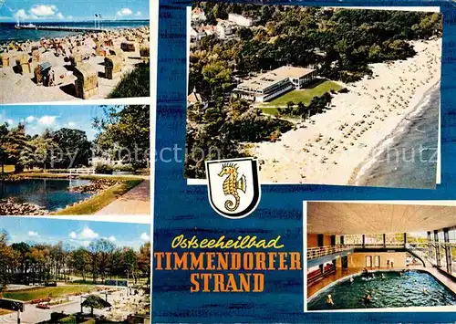 Timmendorfer Strand Strand Promenade Hallenbad Fliegeraufnahme Kat. Timmendorfer Strand