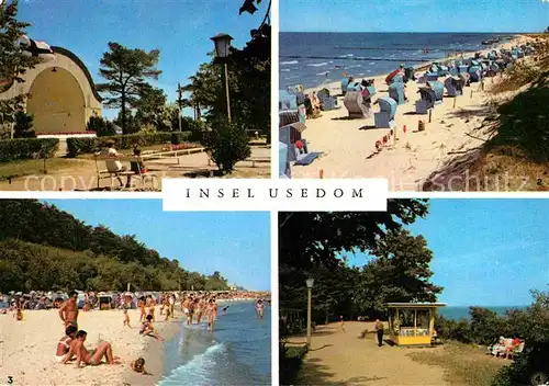 Insel Usedom Zempin Musikpavillon Strand Koserow