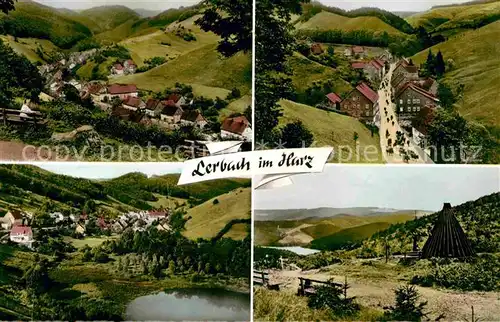 Lerbach Harz Teilansichten Kat. Osterode am Harz