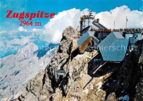 Zugspitze Gipfelstation Zugspitz Grosskabinenbahn Alpspitze Kat. Garmisch Partenkirchen