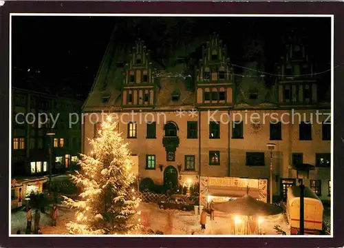 Meissen Elbe Sachsen Weihnachtsmarkt Christbaum Kat. Meissen