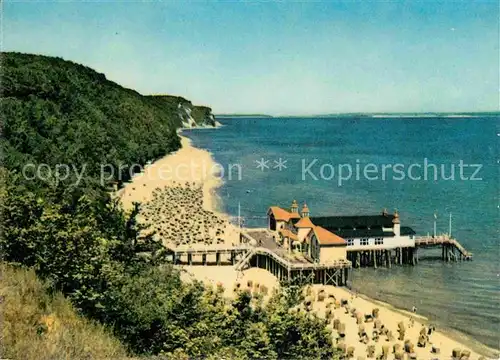 Sellin Ruegen Seebruecke Strand Kueste Kat. Sellin Ostseebad