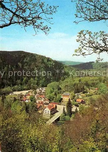 Treseburg Harz Panorama Kat. Treseburg