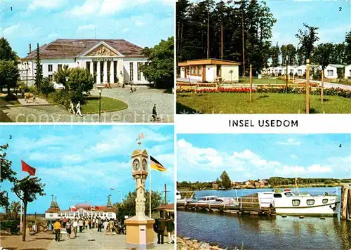 Insel Usedom Hafen Heringsdorf Kulturhaus Damerow Ferienkomples Forst Seebad Ahlbeck Seebruecke