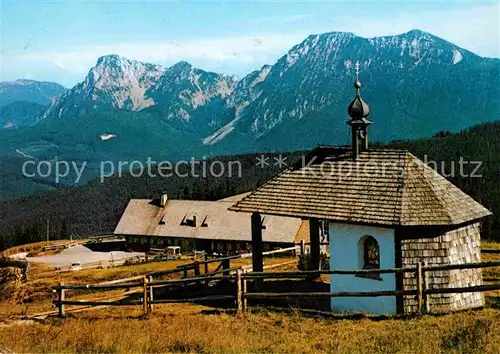 Inzell Stoisser Alm mit Hochstaufen und Zwiesel Kat. Inzell