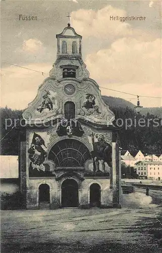 Fuessen Allgaeu Heiliggeistkirche Kat. Fuessen