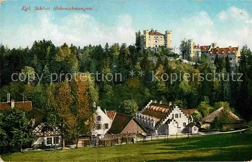 Hohenschwangau Schloss Neuschwanstein Kat. Schwangau