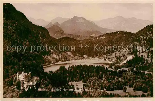 Hohenschwangau Schloss Neuschwanstein Kat. Schwangau