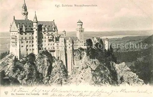 Hohenschwangau Schloss Neuschwanstein Kat. Schwangau